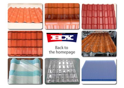 Compared to traditional roof tiles, PVC plastic roofing tiles are very advantageous to clean up.