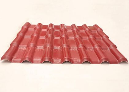 Our factory has fully invested in resin tile production work